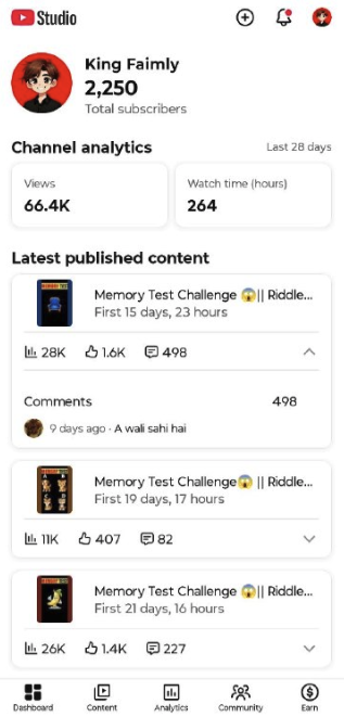2.2K Subscribers Buy Long-Form YouTube Channel | YT067