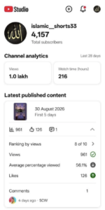4.15K Subscribers Buy YouTube Shorts Channel | YT136