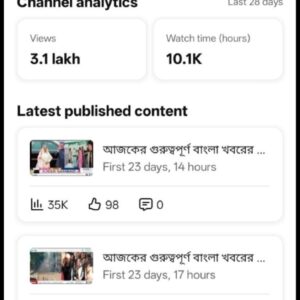 1.12K Subscribers Monetized YouTube Channel | YT113